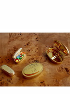 JONATHAN ADLER Xanax Polished Brass Pill Box