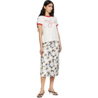 Marc Jacobs Off-White 'Marc' Logo Ringer Femme T-shirt