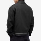 Casablanca Men's Sports Wool Zip Jacket in Black