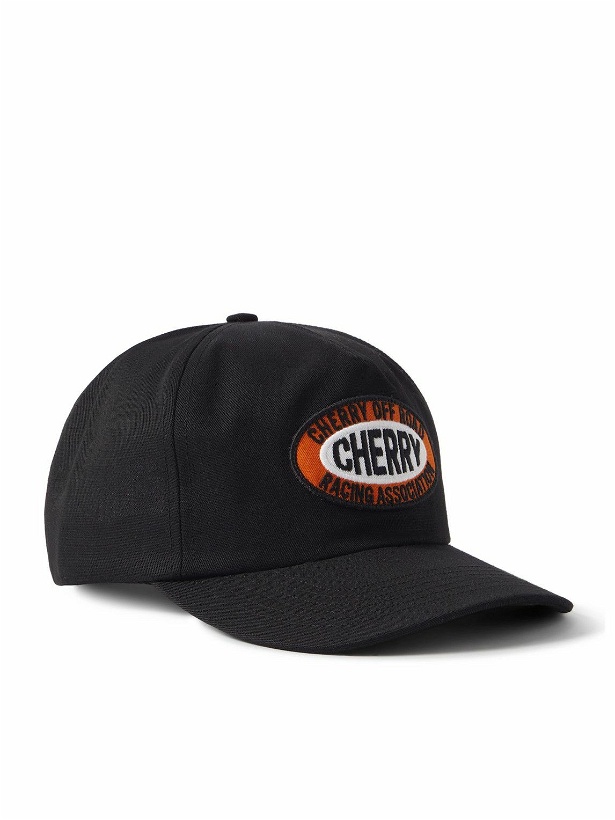 Photo: Cherry Los Angeles - Logo-Appliquèd Cotton-Twill Baseball Cap