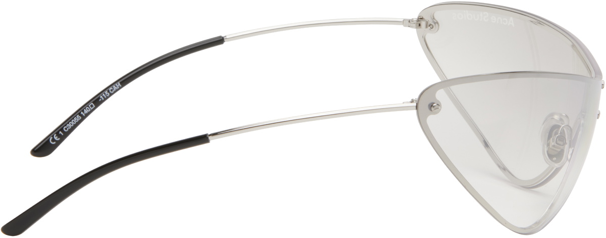 Acne Studios Silver Metal Frame Sunglasses