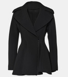 Alaïa Princess wool-blend coat