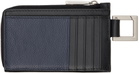 JACQUEMUS Black & Navy Les Classiques 'Le porte-zippé Cuerda' Card Holder