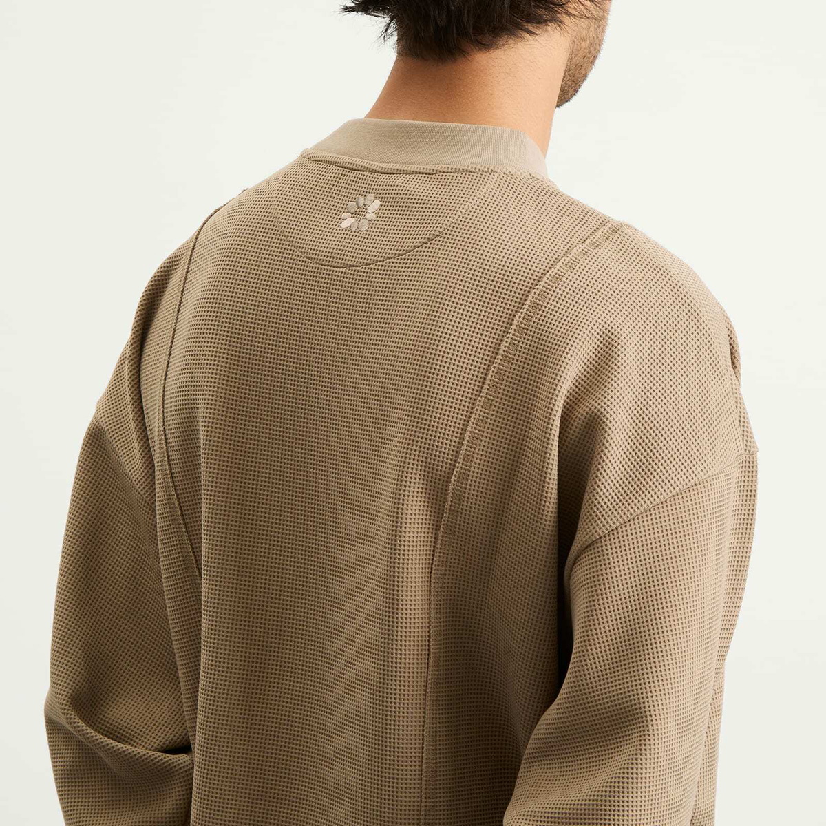 Gander Men's Waffle Long Sleeve Top in Walnut
