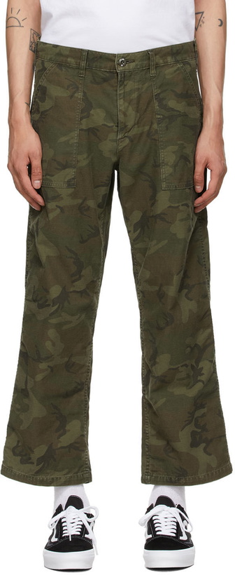 Photo: Neighborhood Khaki Camouflage Baker Trousers