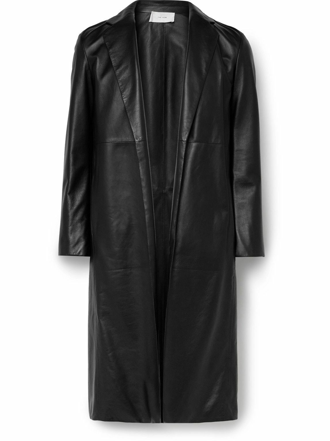 Photo: The Row - Babilor Leather Coat - Black