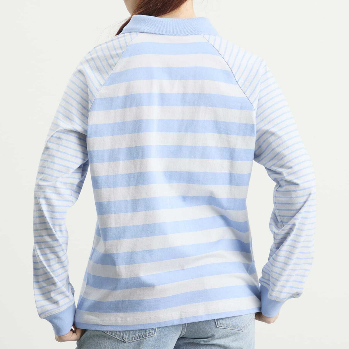 Samsøe Samsøe Women's Saella Long Sleeve Polo Top in Bel Air St