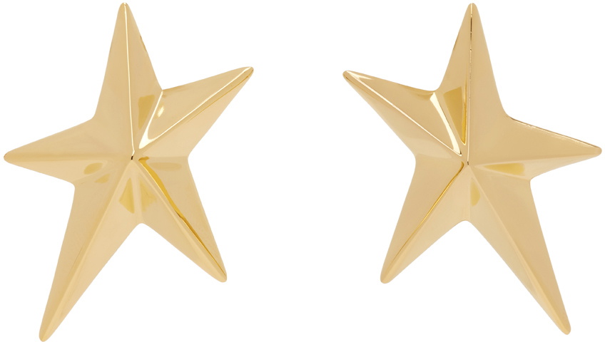 Mugler Gold Armor Earrings