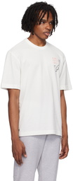 Lacoste White Graphic T-Shirt