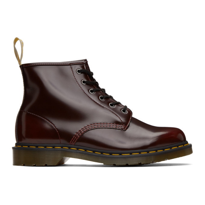 Photo: Dr. Martens Red Vegan 1460 Boots