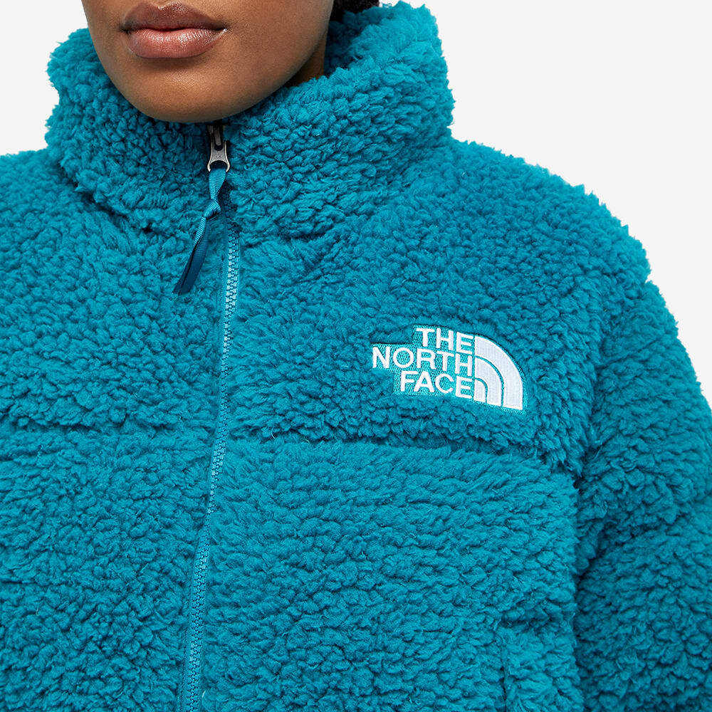 The North Face Women's Sherpa Nuptse Jacket in Harbour Blue The North Face Women's Sherpa Nuptse Jacket in Harbour Blue