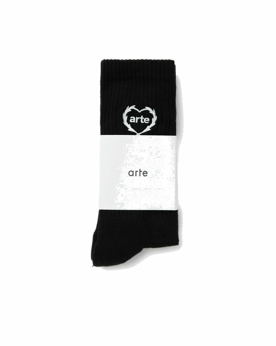 Photo: Arte Antwerp Arte Leaves Socks Black - Mens - Socks