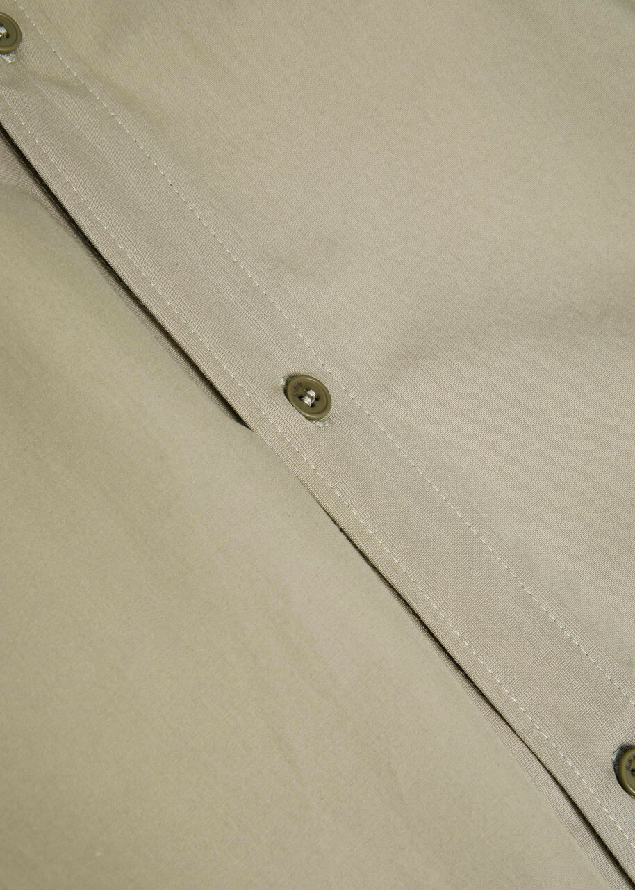 A.P.C. Warren Cotton-poplin Overshirt Khaki