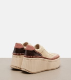 Chloé Nama suede platform sneakers