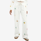 Casablanca Women's Elements En Crayon Sweatpants in White