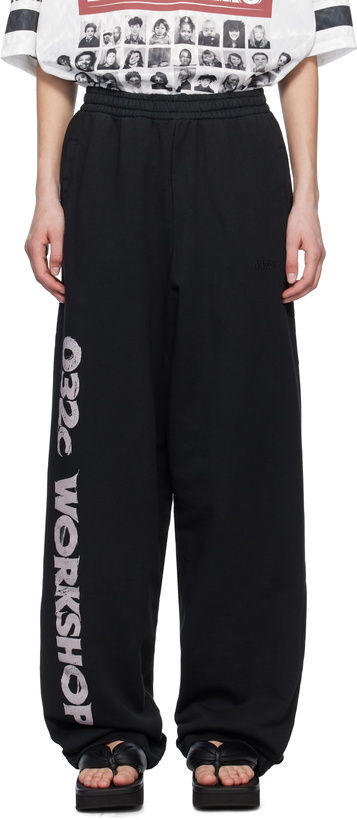 Photo: 032c Black Outlaw Oversized Lounge Pants