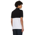 Dolce and Gabbana Black and White Jersey Polo