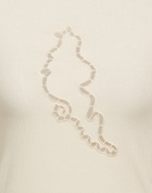 Baserange Womens T-shirt Cream