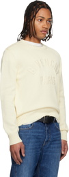 Givenchy Off-White Cotton Knit Sweater