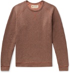 Mollusk - Mélange Fleece-Back Cotton-Blend Sweatshirt - Brown