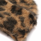 Cole Buxton Men's Leopard Mohair Beanie in Leopard Print 
