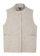 Eileen Fisher Stretch-cotton Gilet Beige