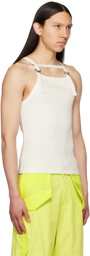Dion Lee White Safety Harness Tank Top