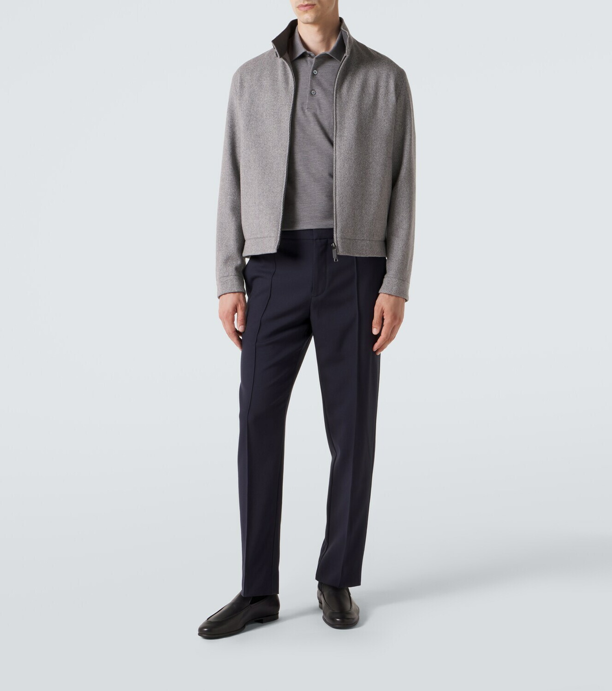 Zegna Cotton piqué polo shirt