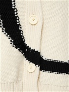OFF-WHITE - Ow Maxi Logo Wool Cardigan