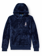 Polo Ralph Lauren - Logo-Embroidered Fleece Hoodie - Blue