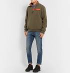 Polo Ralph Lauren - Contrast-Trimmed Fleece Half-Zip Sweatshirt - Men - Green