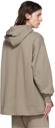 Fear of God ESSENTIALS Taupe Cotton Hoodie