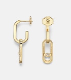 Messika Move Link 18kt gold earrings with diamonds