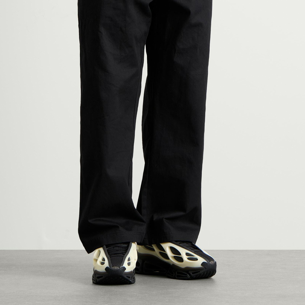 Adidas x Willy Chavarria Mega Low Sneaker in Core Black/Cream White/Core Black