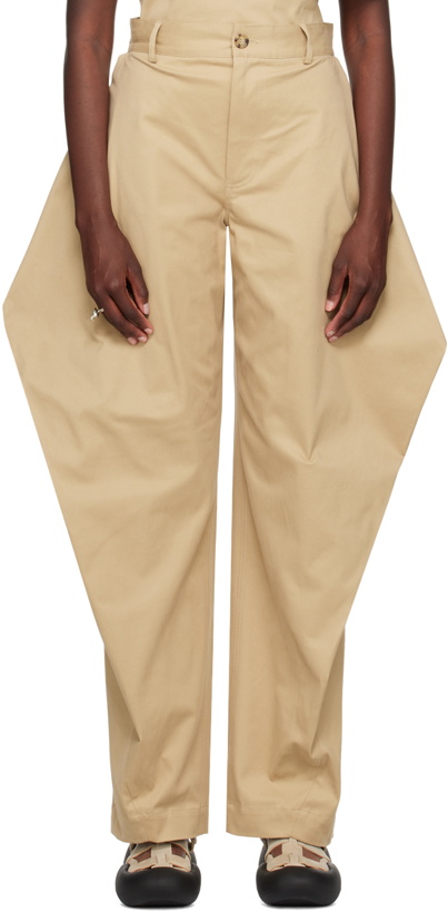 Photo: JW Anderson Beige Kite Trousers