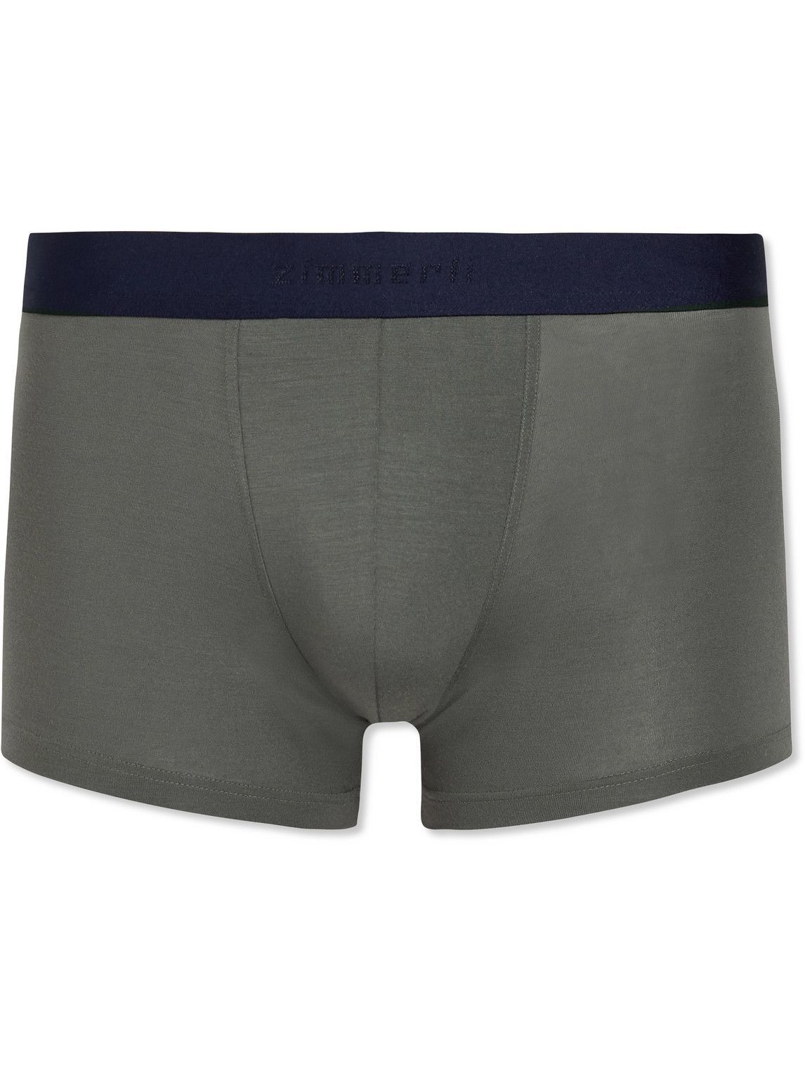 Zimmerli - Pureness Stretch-Micro Modal Boxer Briefs - Gray Zimmerli