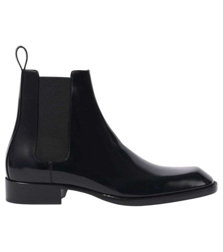 Saint Laurent Wyatt 30 Boxer Chelsea Boot Black Suede Saint Laurent