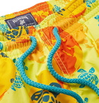 Vilebrequin - Moorea Mid-Length Printed Swim Shorts - Men - Yellow