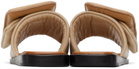 BOYY Beige Puffy Flat Sandals