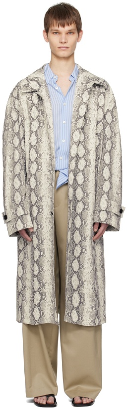 Photo: System Gray Oversized Coat
