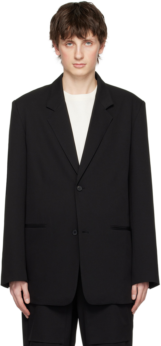 The Frankie Shop Black Grant Blazer