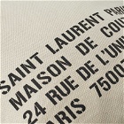 Saint Laurent Men's YSL Address 2-Way Bag in Natural
