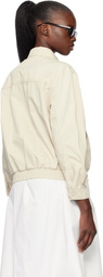 Nothing Written Beige Margaret Cotton Cricket Jacket