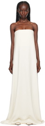 The Row Off-White Pau Maxi Dress