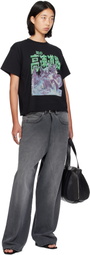 LU'U DAN Gray Kriss Kross Jeans