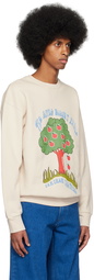 JW Anderson Beige Apple Tree Sweatshirt