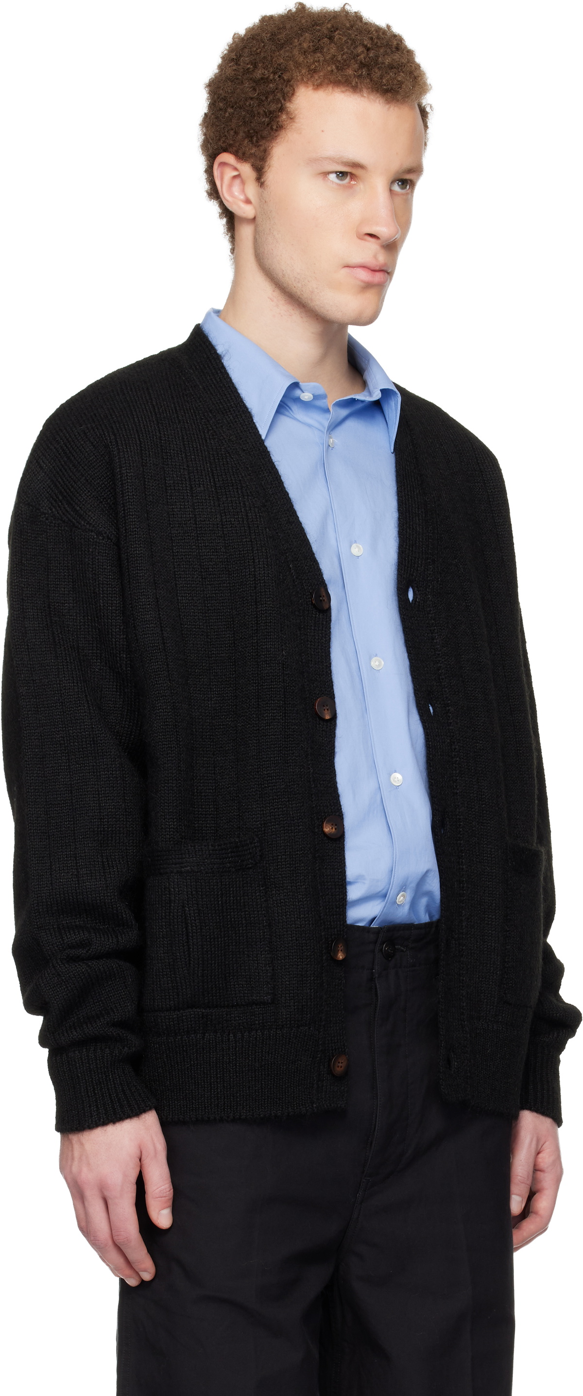 visvim Black Knit Cardigan