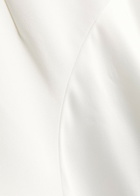Solace London Rina Satin and Crepe Maxi Dress Cream
