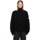 MM6 Maison Margiela Black Wool Turtleneck