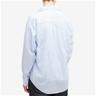 mfpen Men's Stripe Executive Shirt in Blue